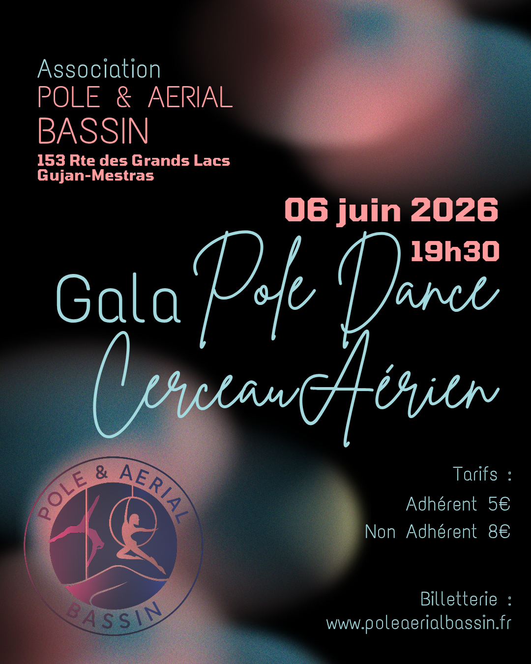 Billetterie Gala Pole & Aerial Bassin