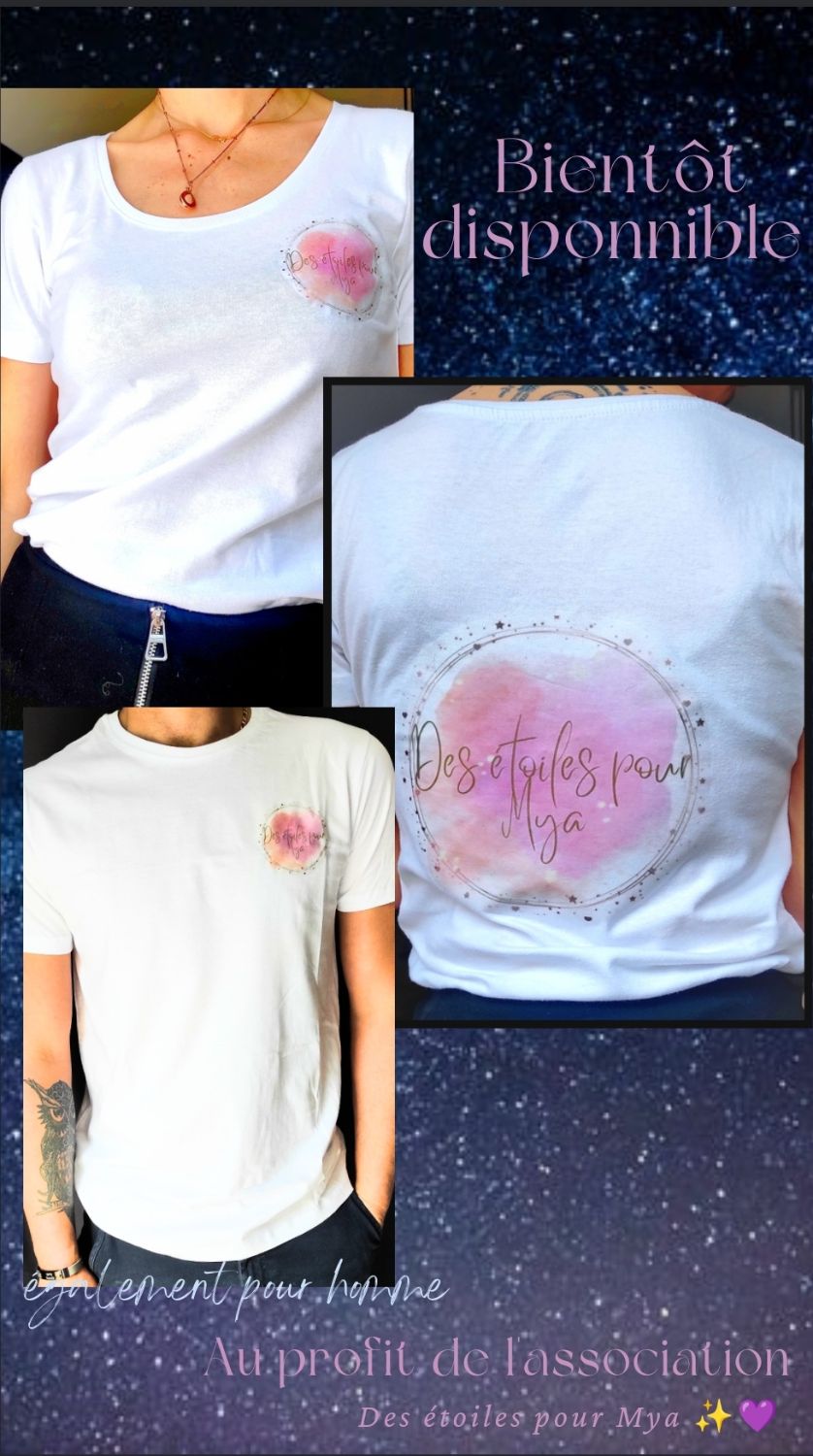Vente de T-shirts au profit de l'association