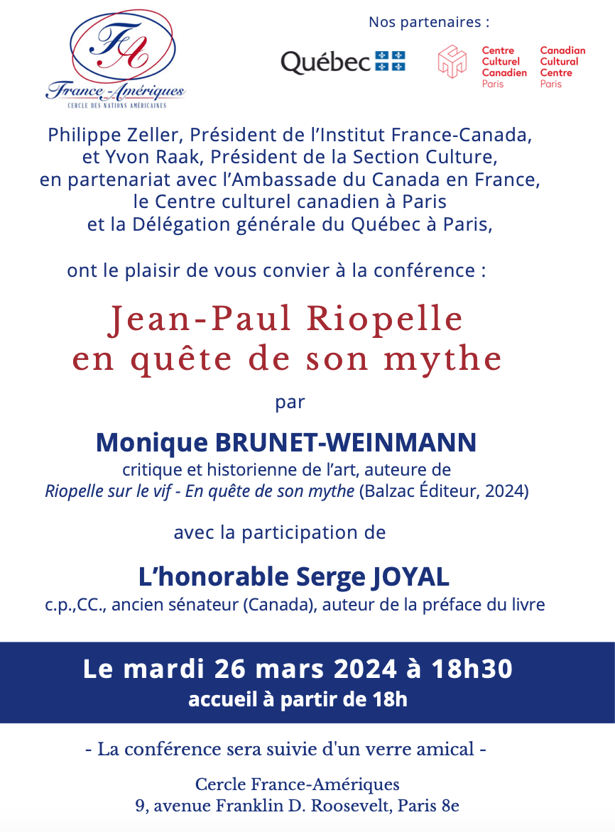 Conférence sur Jean-Paul Riopelle