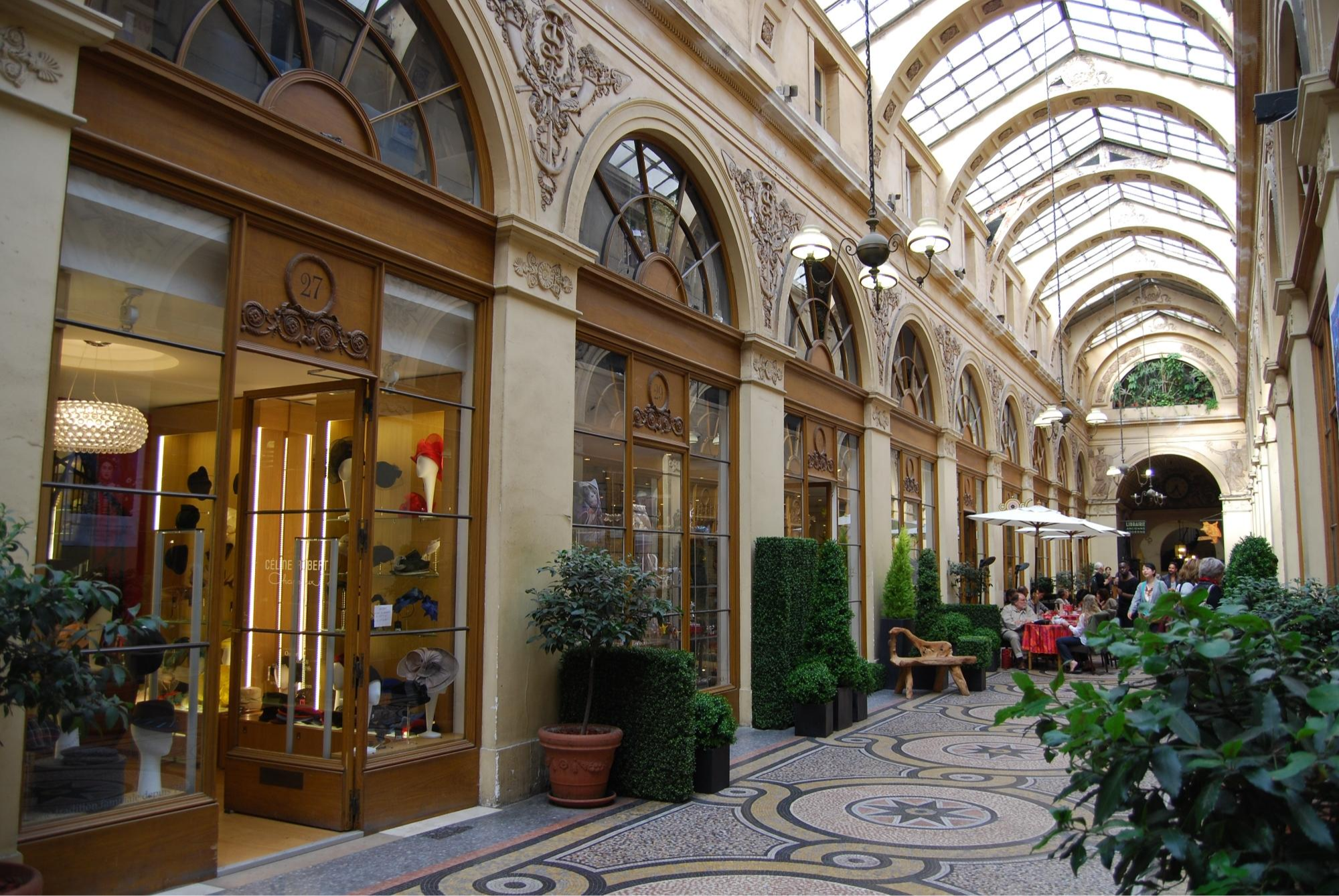 Visite des  passages  couverts autour du Palais Royal