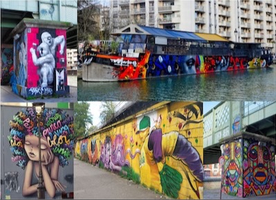 Balade et safari photo “street art” : le Canal de l’Ourq