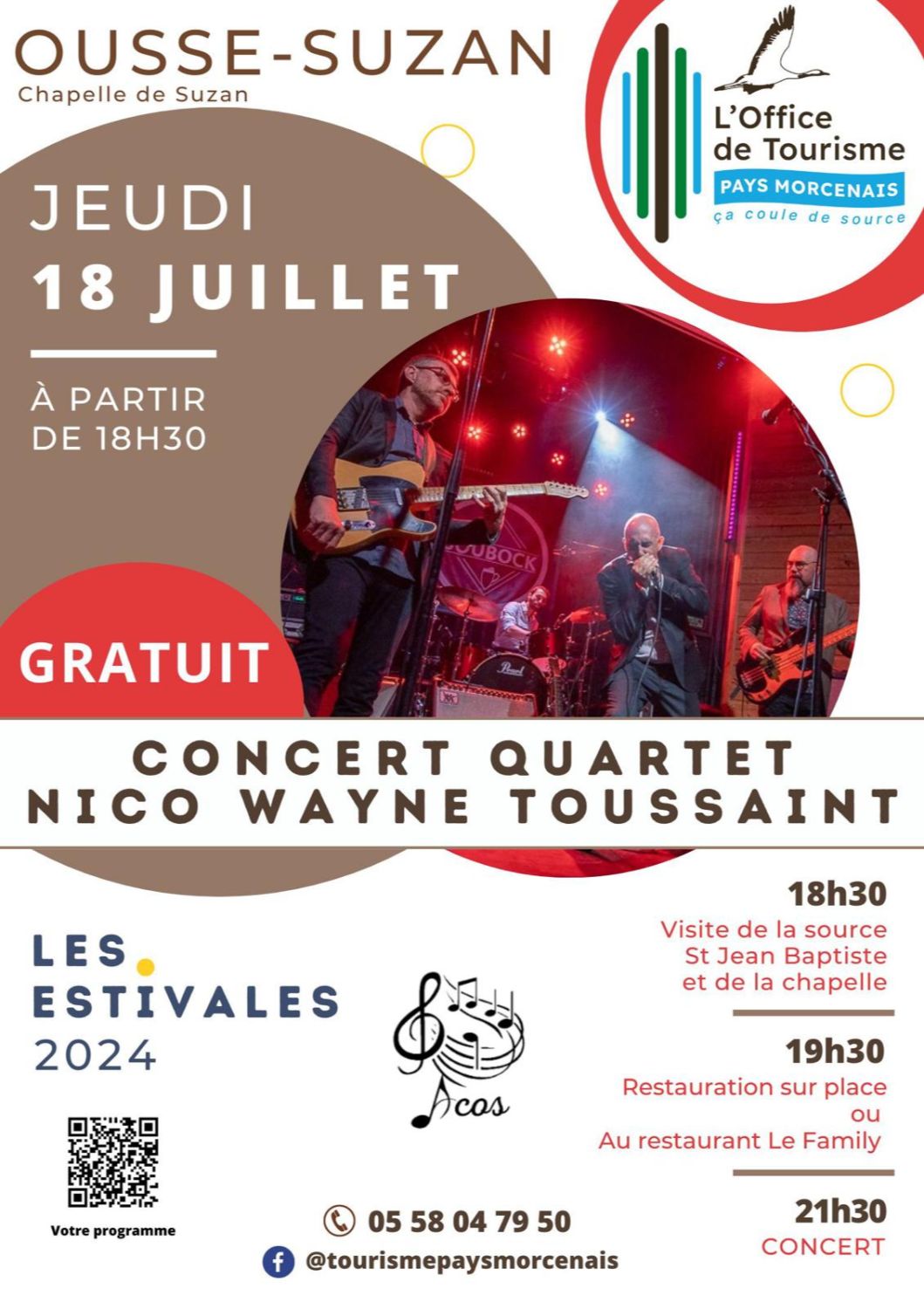 Concert exceptionnel du Quartet Nico Wayne Toussaint