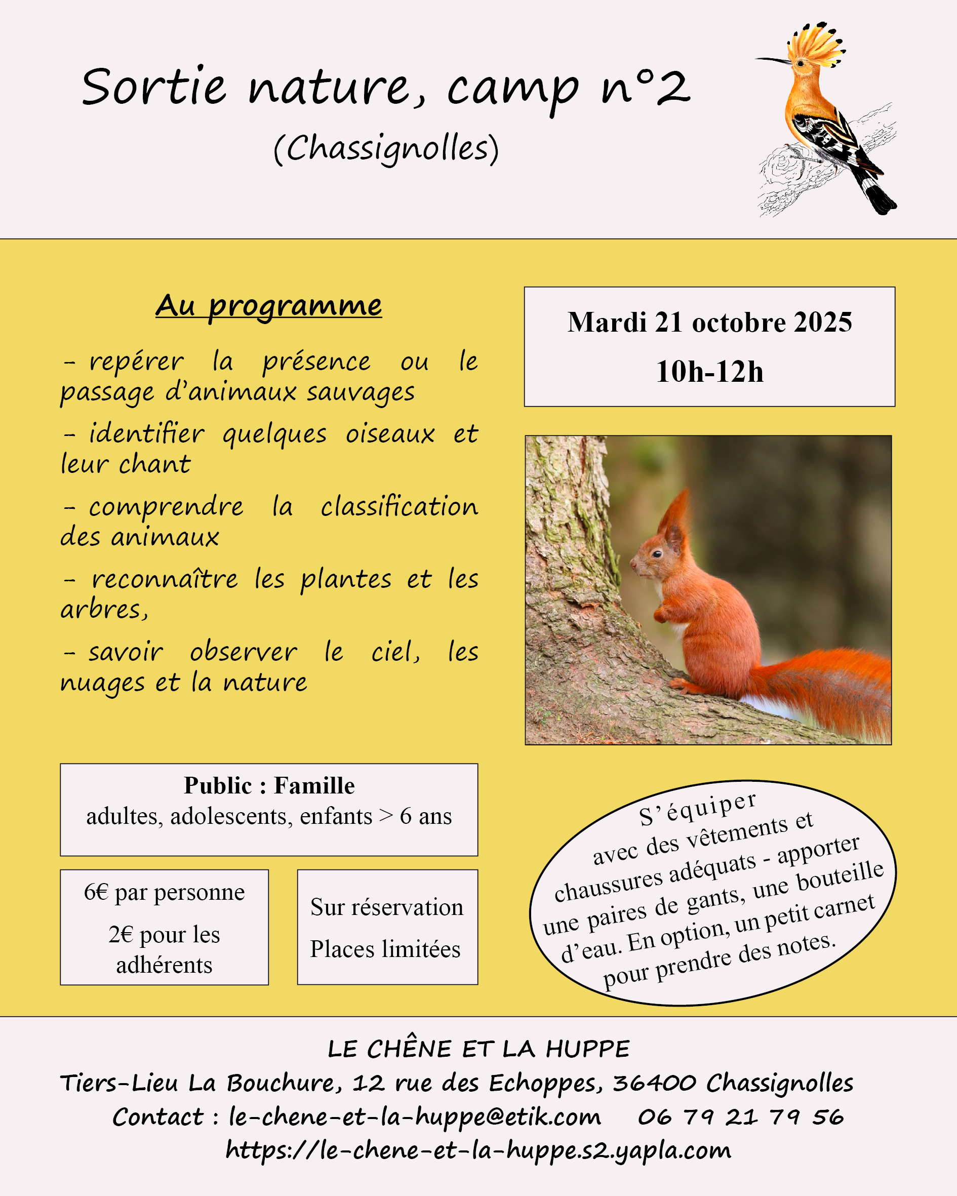Sortie Nature : CAMP N°2