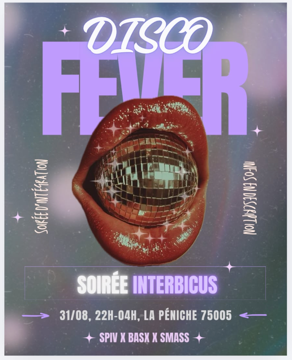 Soirée d'intégration - SPIV / SMASS / ScuBASc