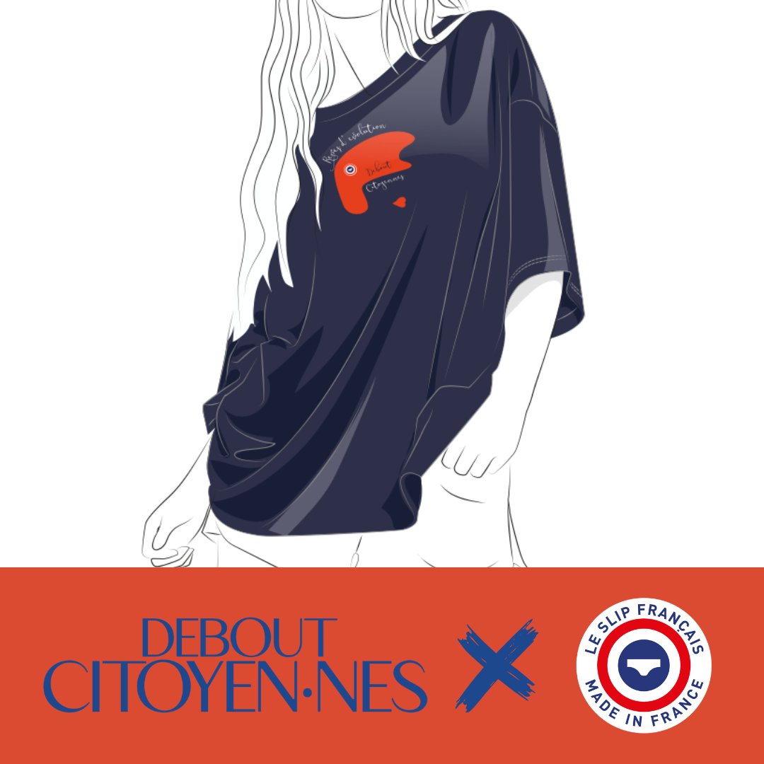 T-Shirt Slip Français Debout Citoyen·nes