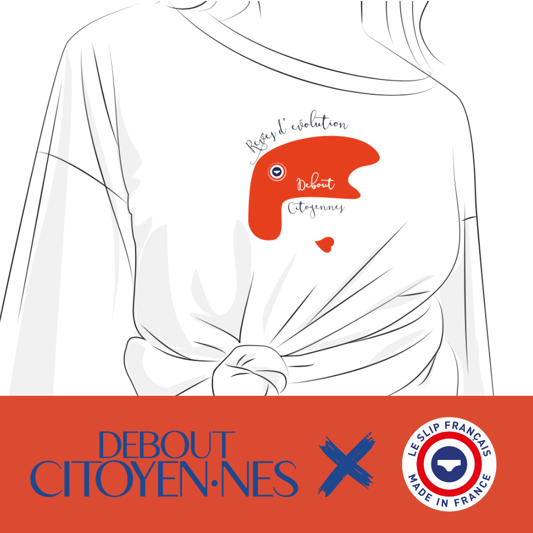 T-Shirt Slip Français Debout Citoyen·nes