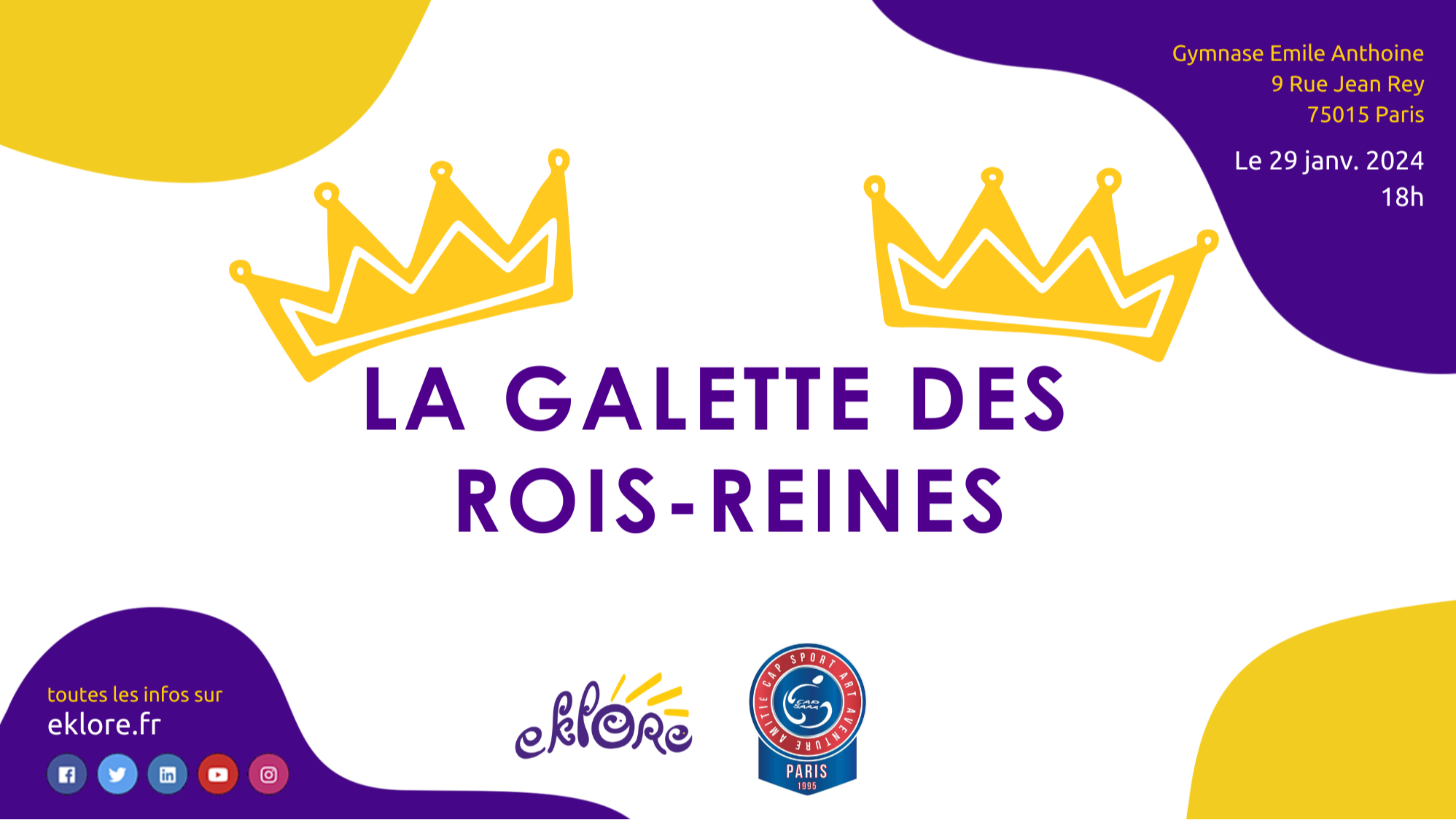 Galette des reines & rois ! CAP SAAA X Eklore