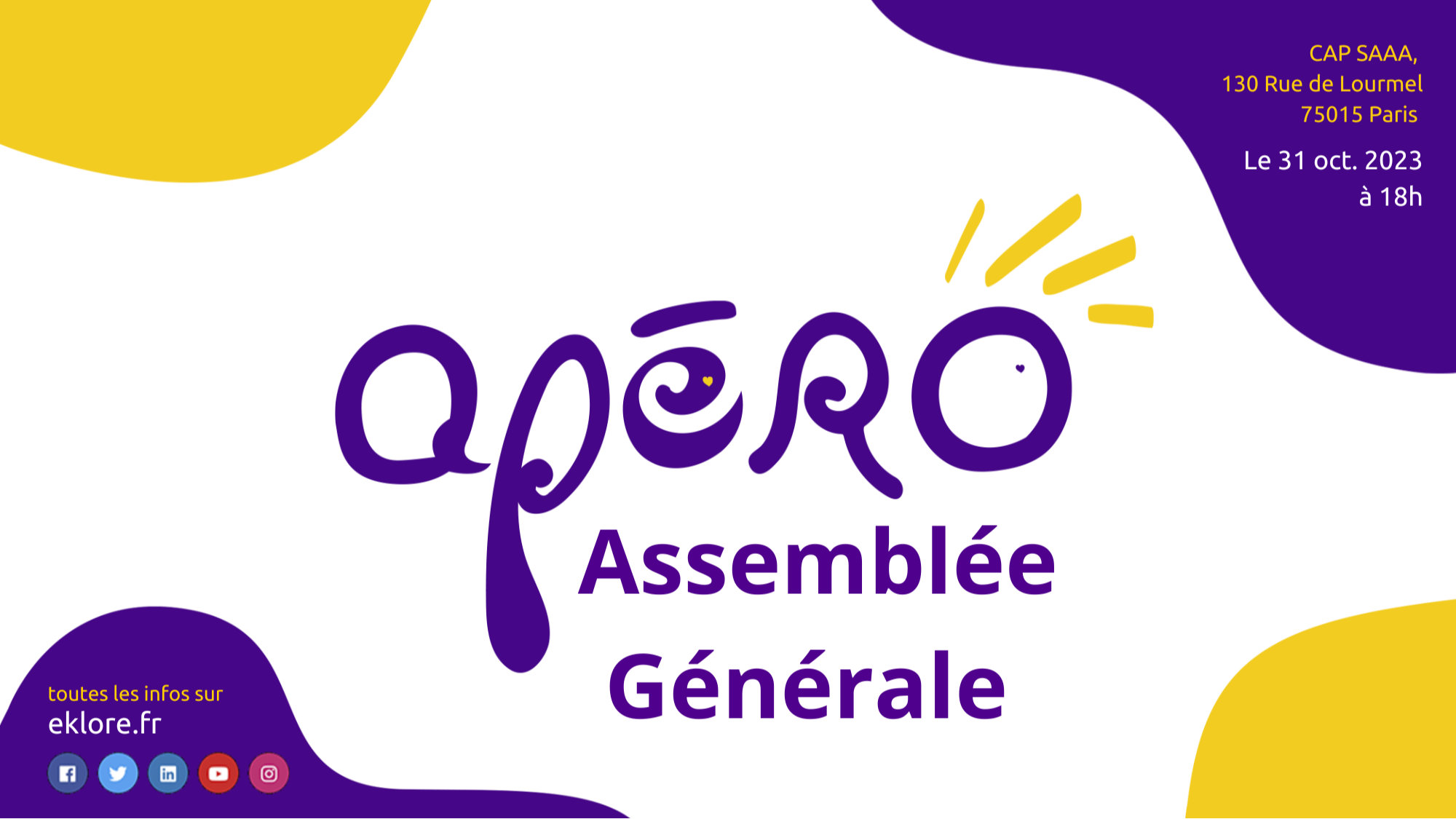 L'Apéro - Assemblée Générale Eklore