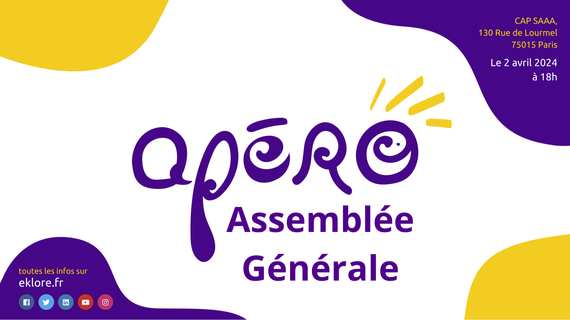 L'assemblée Générale / Apéro Eklore