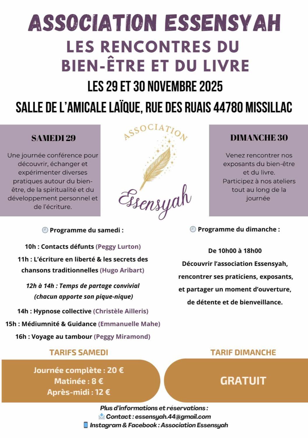 Les rencontres essensyah