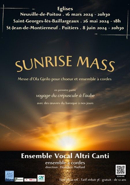 Concert Sunrise Mass, Saint-Georges-lès-Baillargeaux
