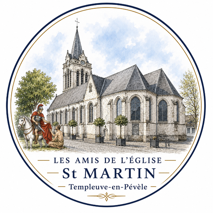 Logo Les amis de l'Eglise Saint Martin Templeuve en Pévèle