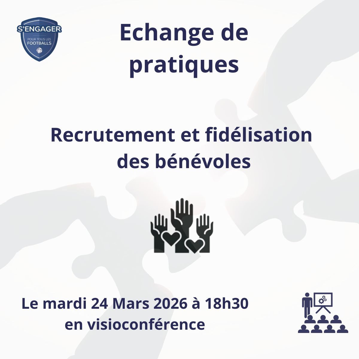 Echange de pratiques - Recrutement et fidélisation des bénévoles
