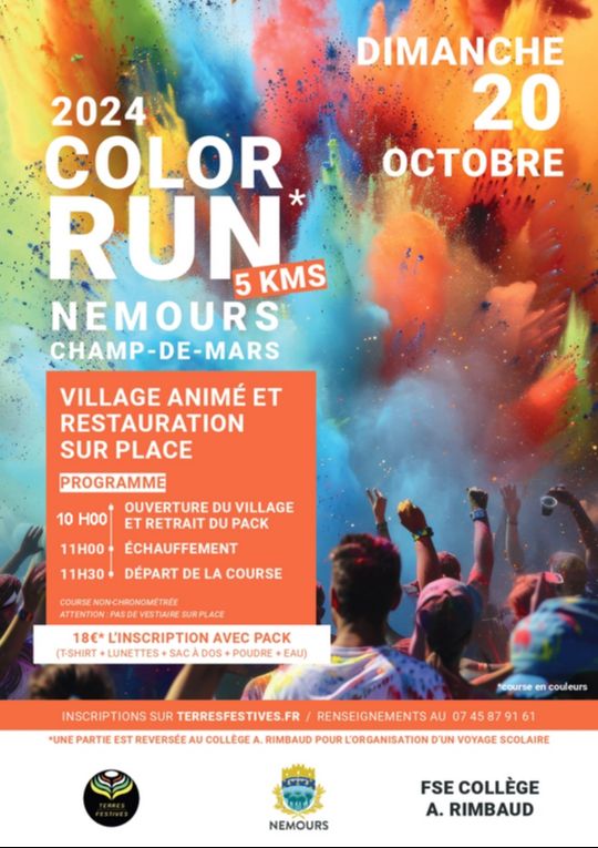 Color Run Nemours