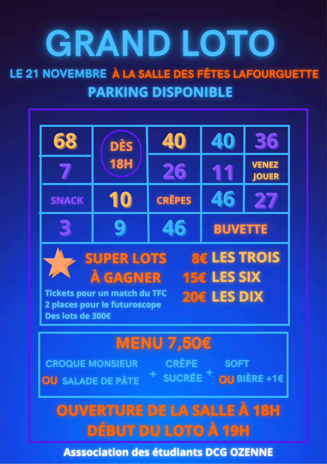 Loto DCG2 Ozenne promo 2027