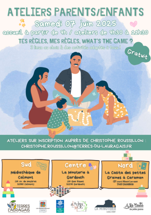 Atelier Parents - Enfants avec Terres du Lauragais