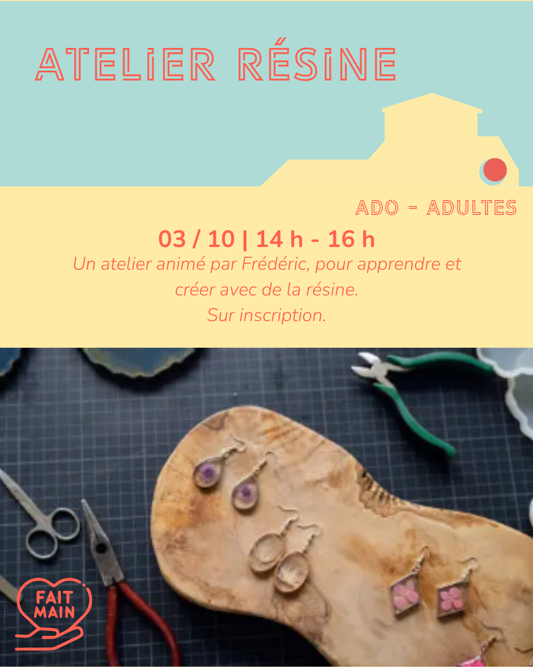 Atelier résine