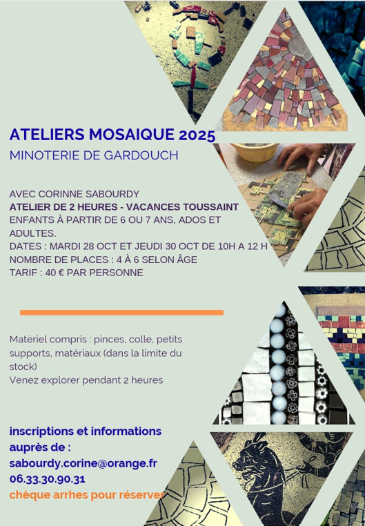 Animation vacances | Atelier Mosaïque