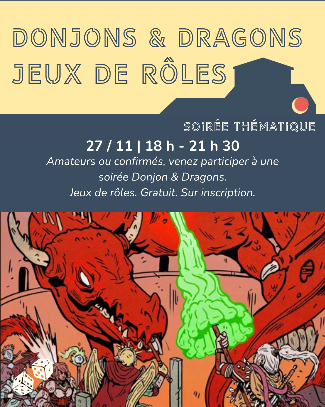 Donjon & Dragons | Soirée Jeux de rôles