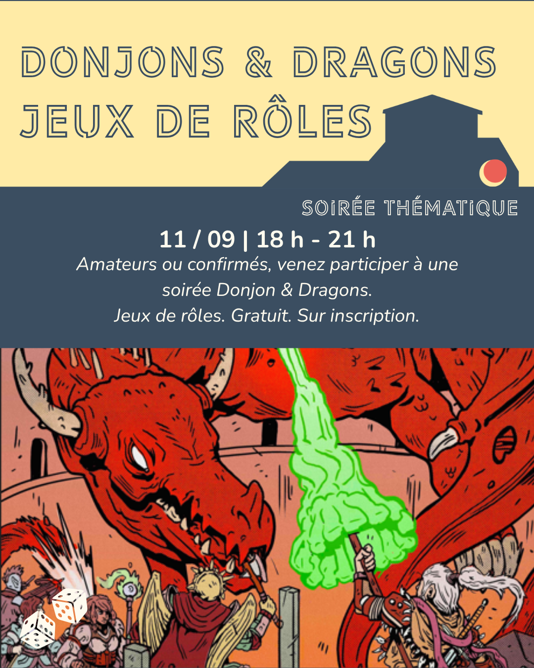 Donjon & Dragons | Soirée Jeux de rôles