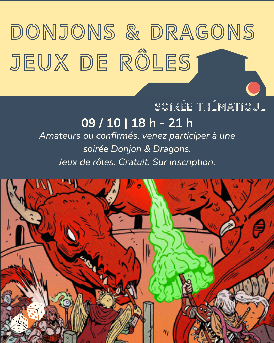 Donjon & Dragons | Soirée Jeux de rôles