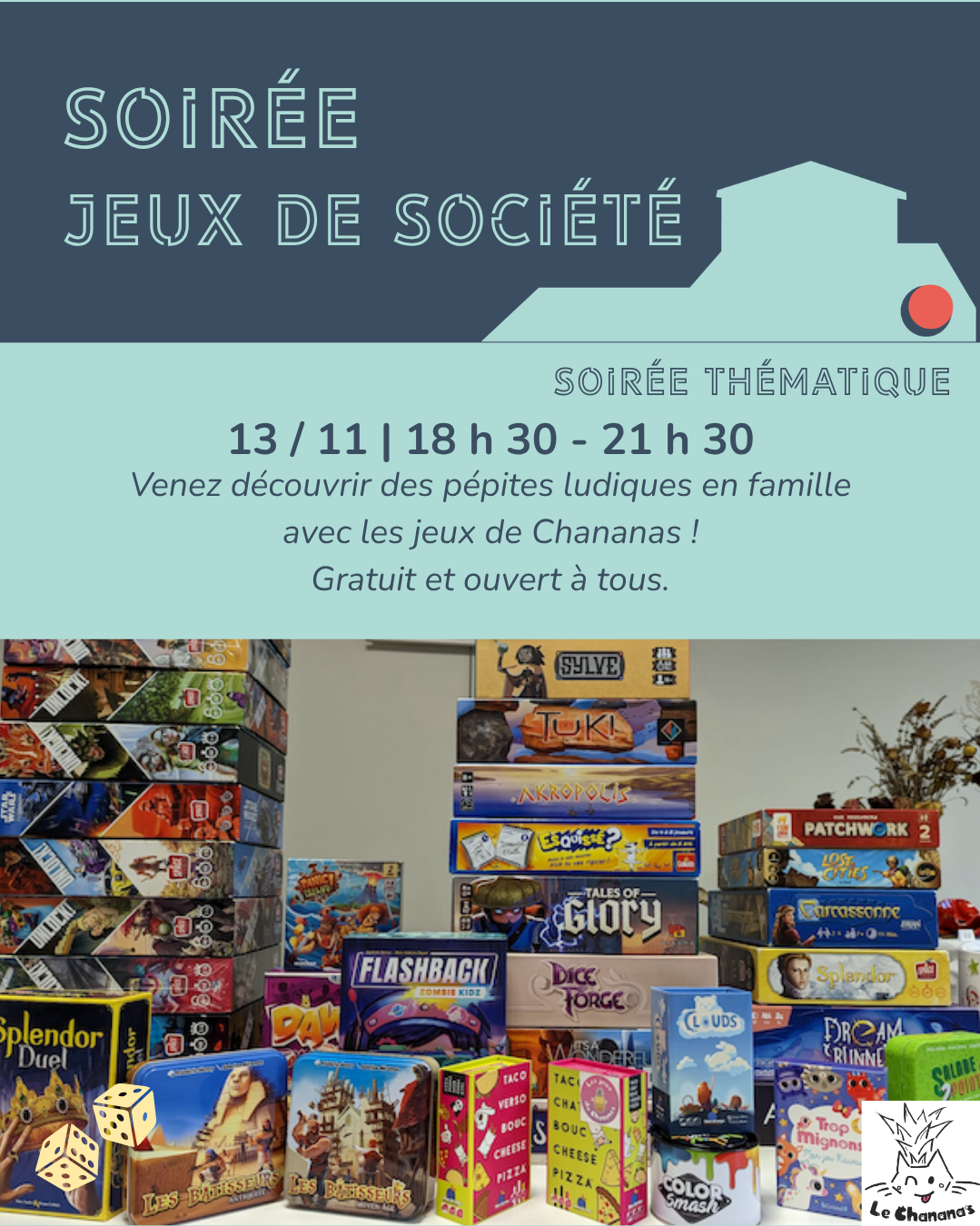 Soirée jeux de société
