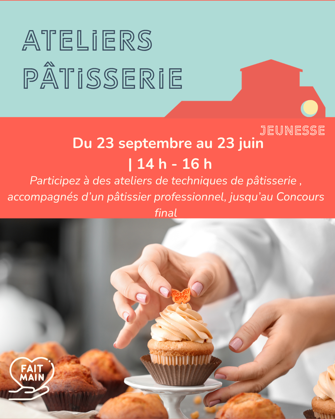 Jeunesse | Ateliers de pâtisserie