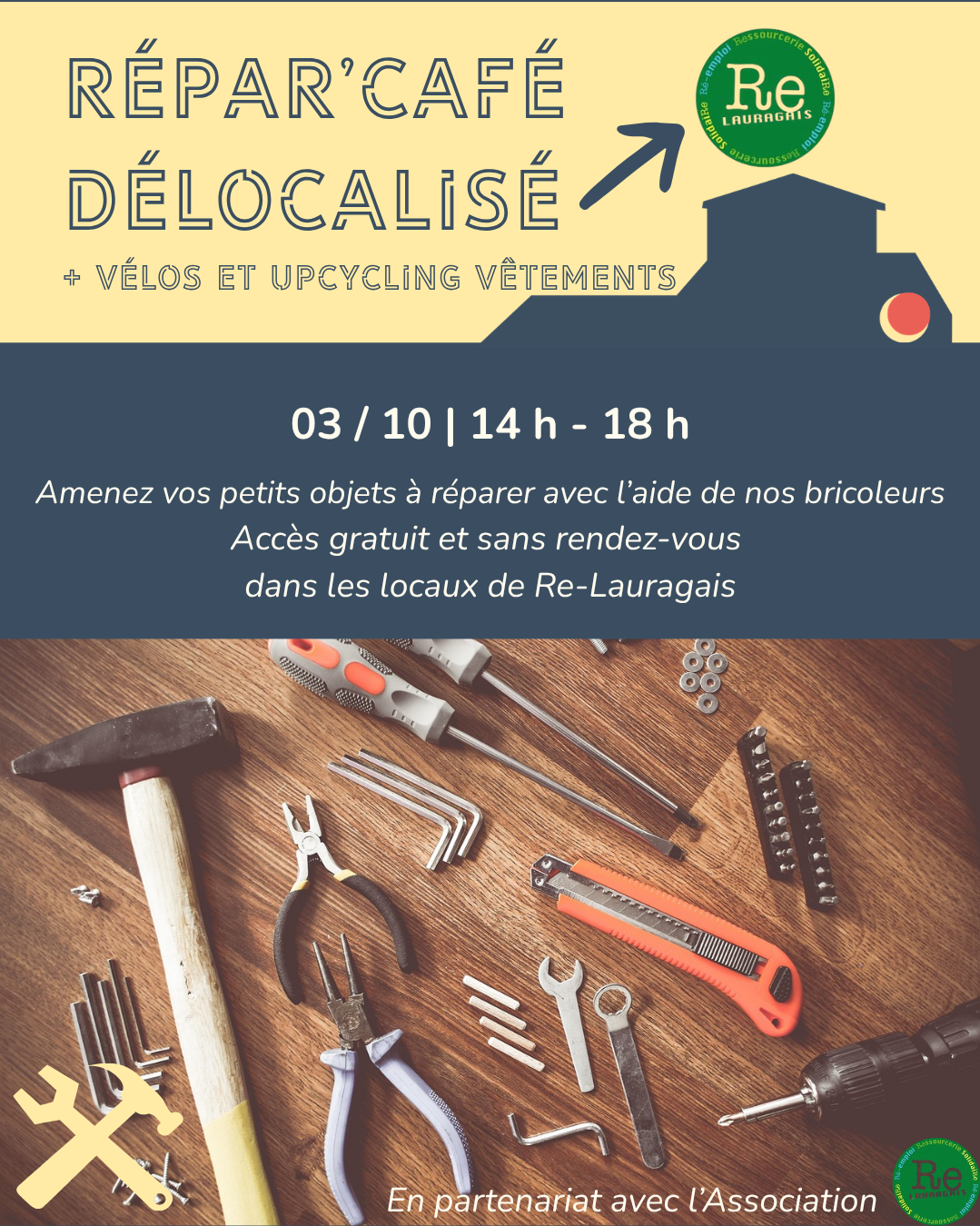 Repar' Café + Upcycling vêtements | Délocalisé