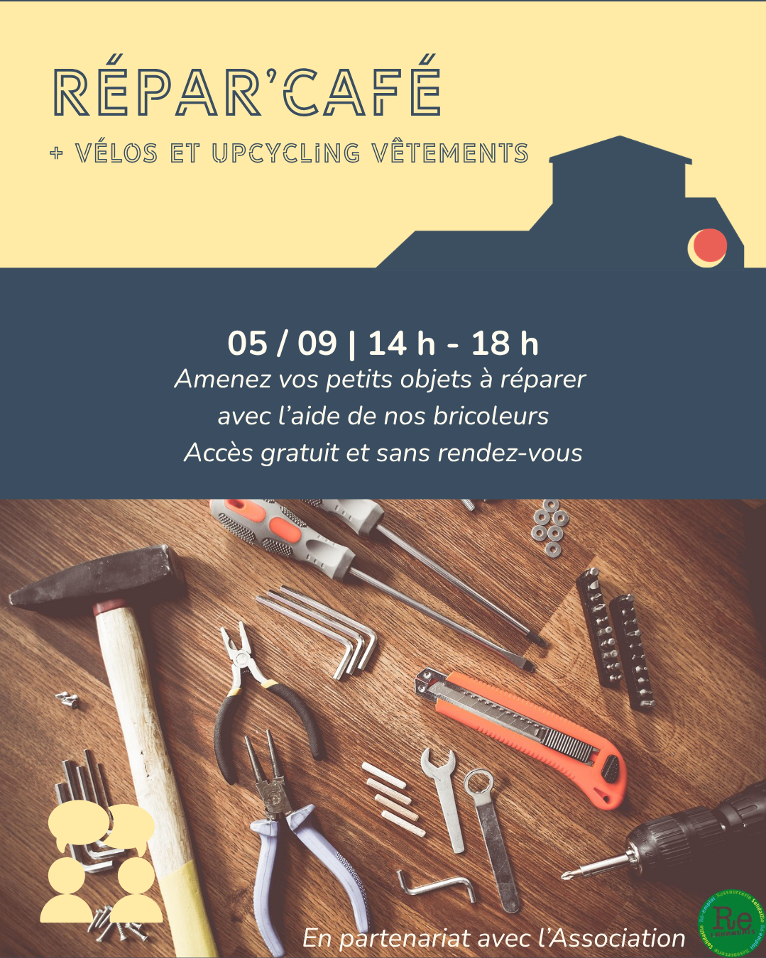 Repar' Café + Upcycling vêtements