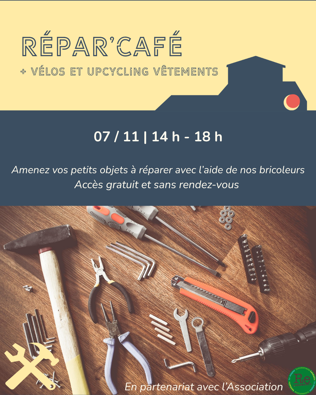 Repar' Café + Upcycling vêtements