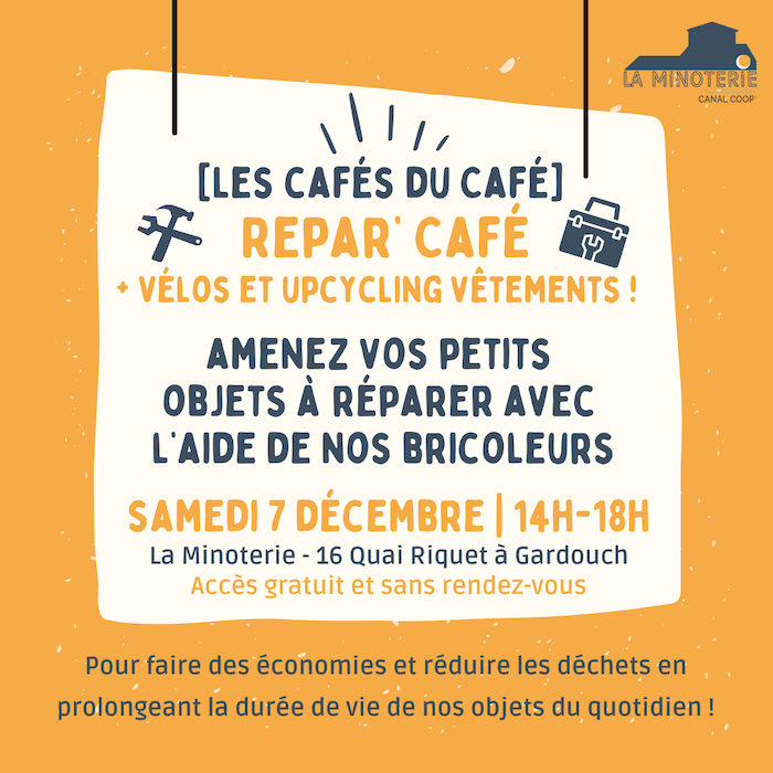 Repar' Café (+ Upcycling vêtements !)