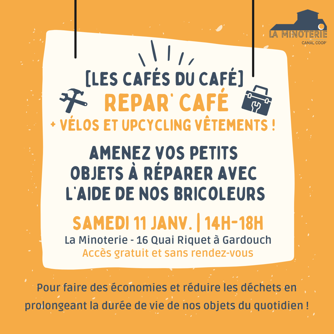 Repar' Café + Upcycling vêtements !