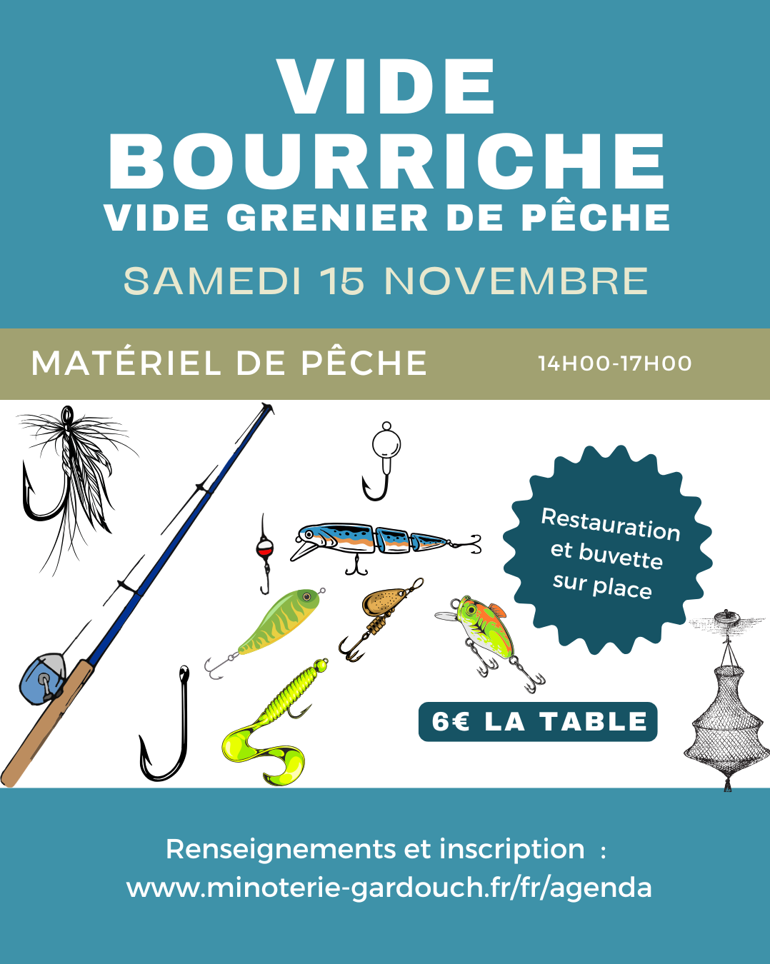 Vide Bourriche - Vide grenier de pêche