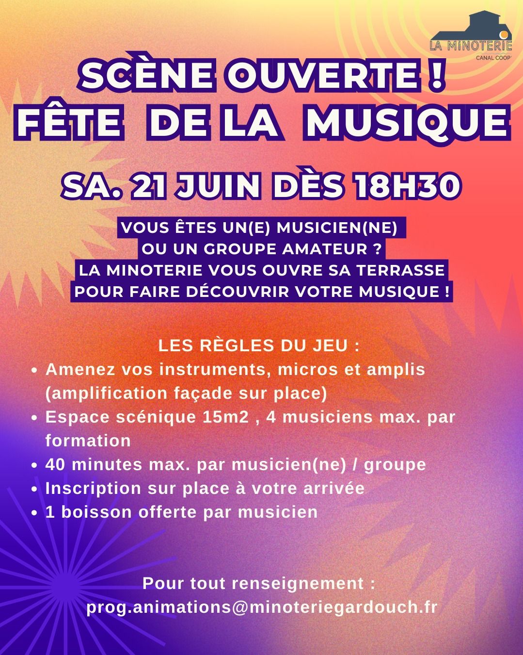 Fête de la musique | Scène ouverte !