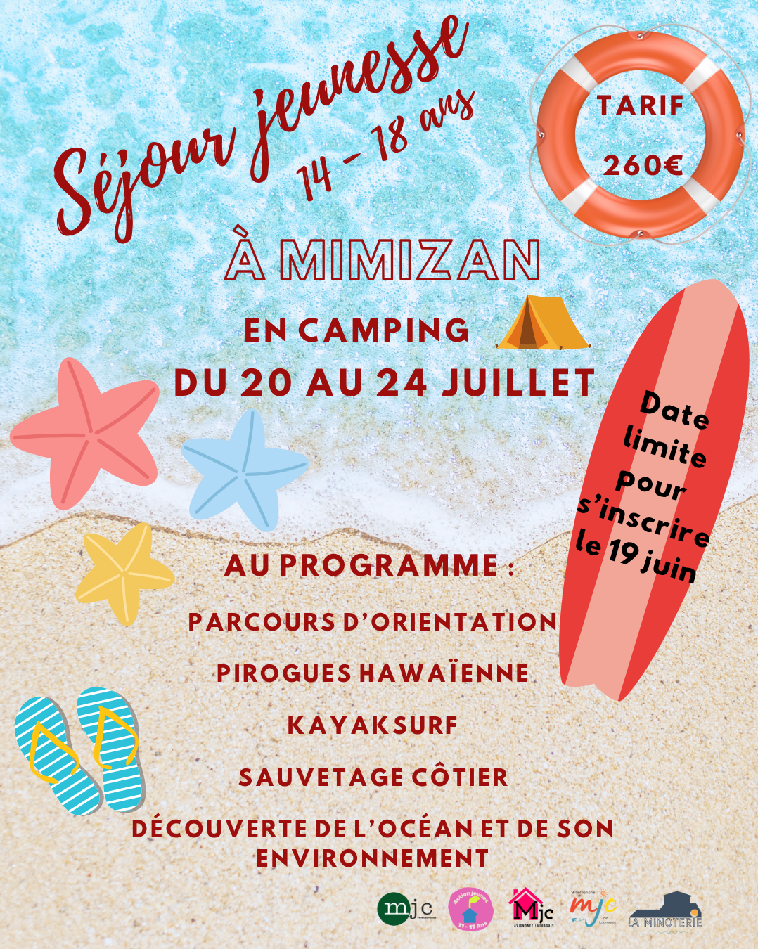 Séjour Jeunesse à l'Océan