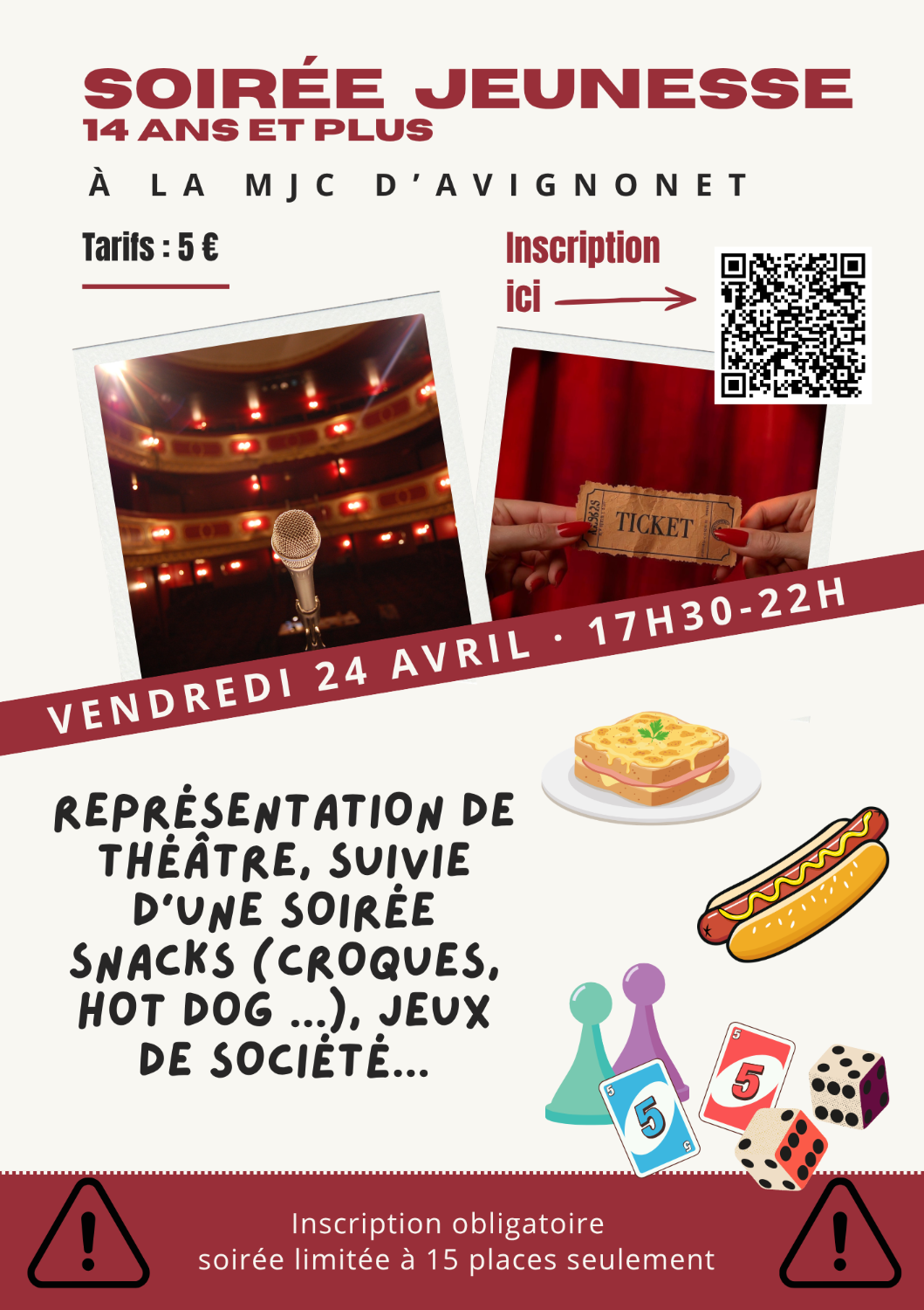 Soirée Jeunesse | Spectacle et Snacking
