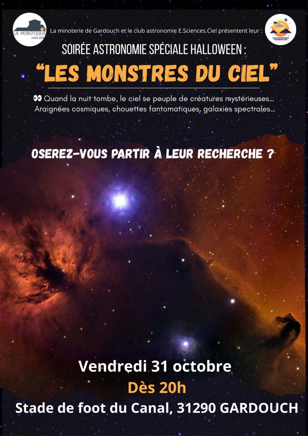 Animation vacances | Soirée Astronomie d'Halloween