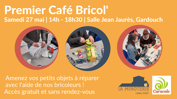 Le premier Café Bricol' de La Minoterie !