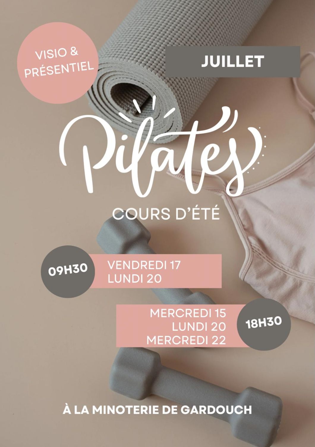 Pilates | Programme de l'été