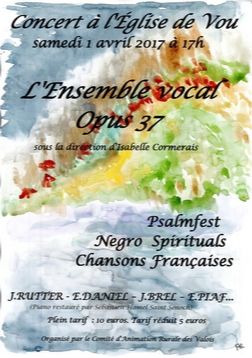 Concert de Psalmfest, chansons françaises 1