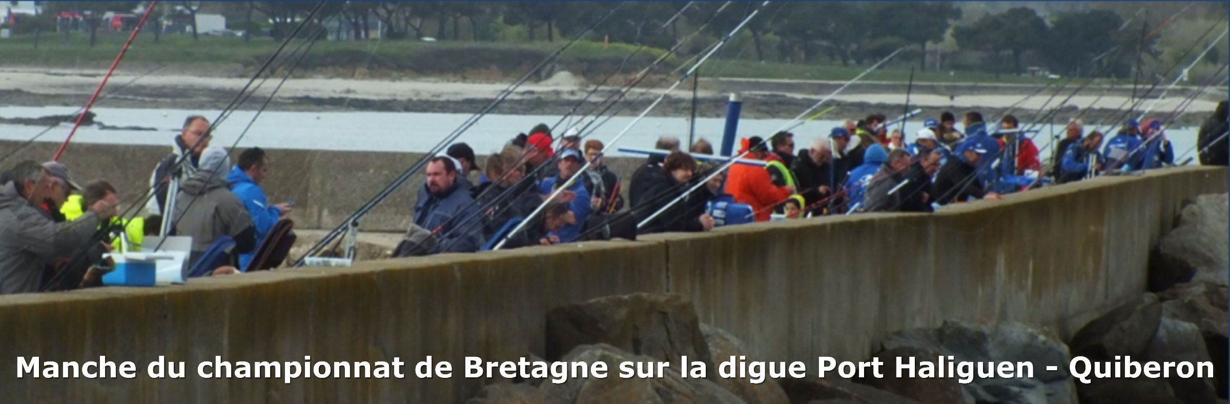 Manche du championnat de Bretagne sur la digue Port Haliguen - Quiberon﻿