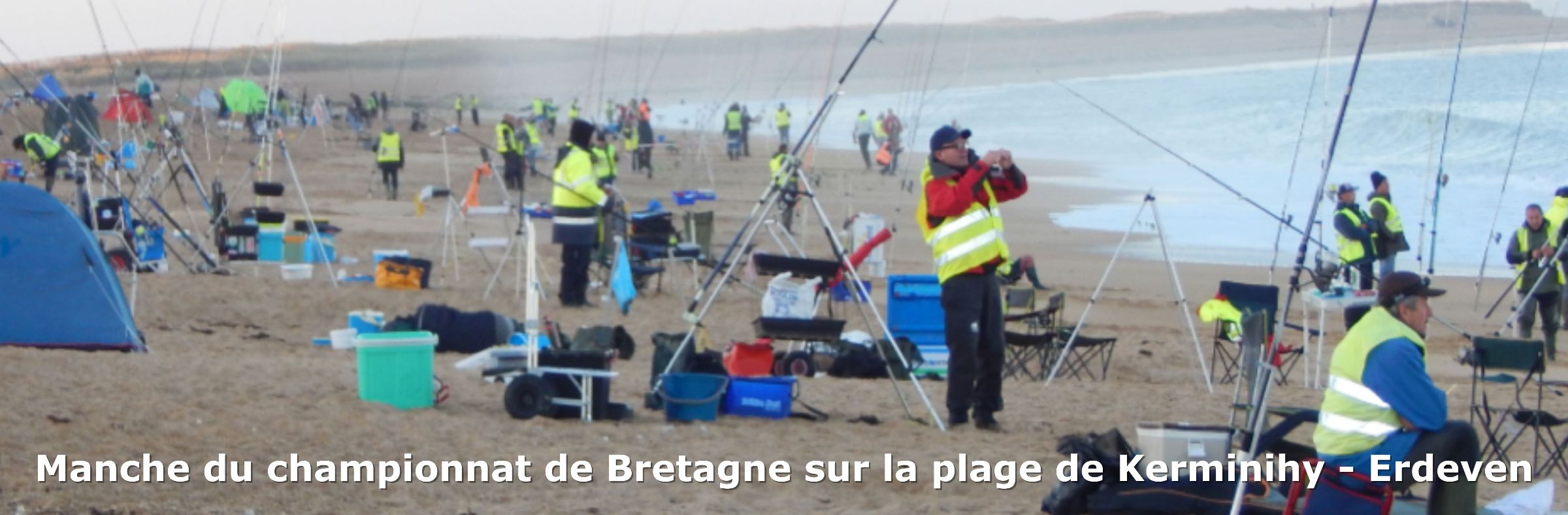 Manche du championnat de Bretagne sur la plage de Kerminihy - Erdeven