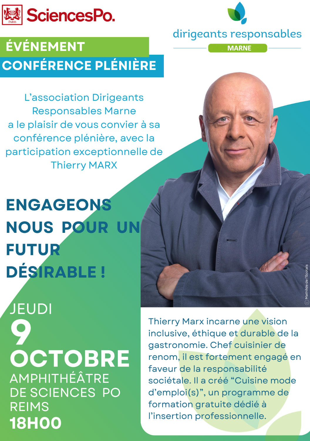 Conférence plénière Dirigeants Responsables Marne