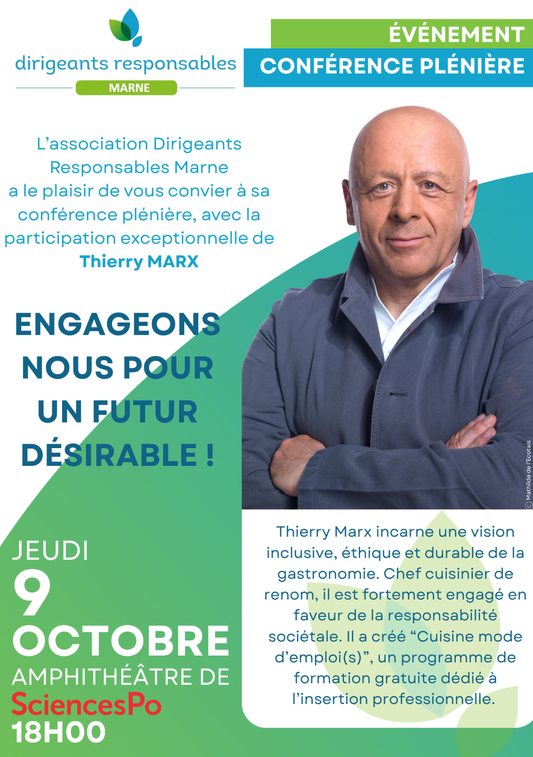 Conférence plénière Dirigeants Responsables Marne