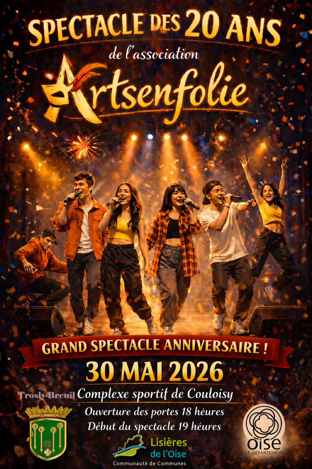 Spectacle des 20 ans d'Artsenfolie