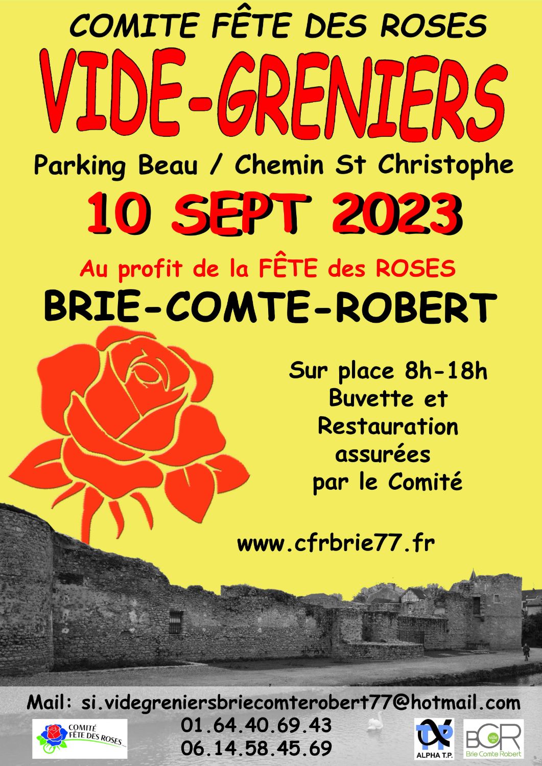 BRIE-COMTE-ROBERT-VIDE-GRENIERS-10 SEPTEMBRE 2023