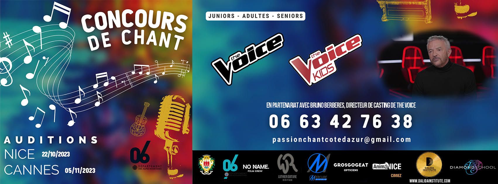 Concours de chant Adultes 2023 Cannes