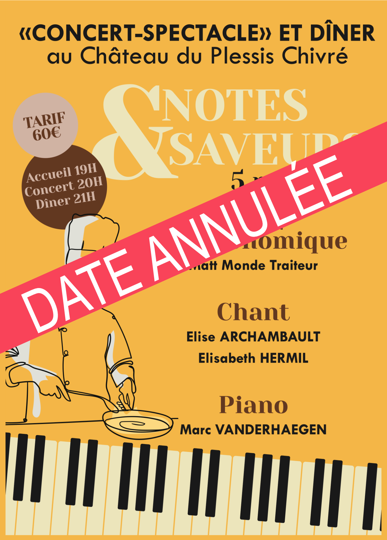 CONCERT-SPECTACLE ET DÎNER