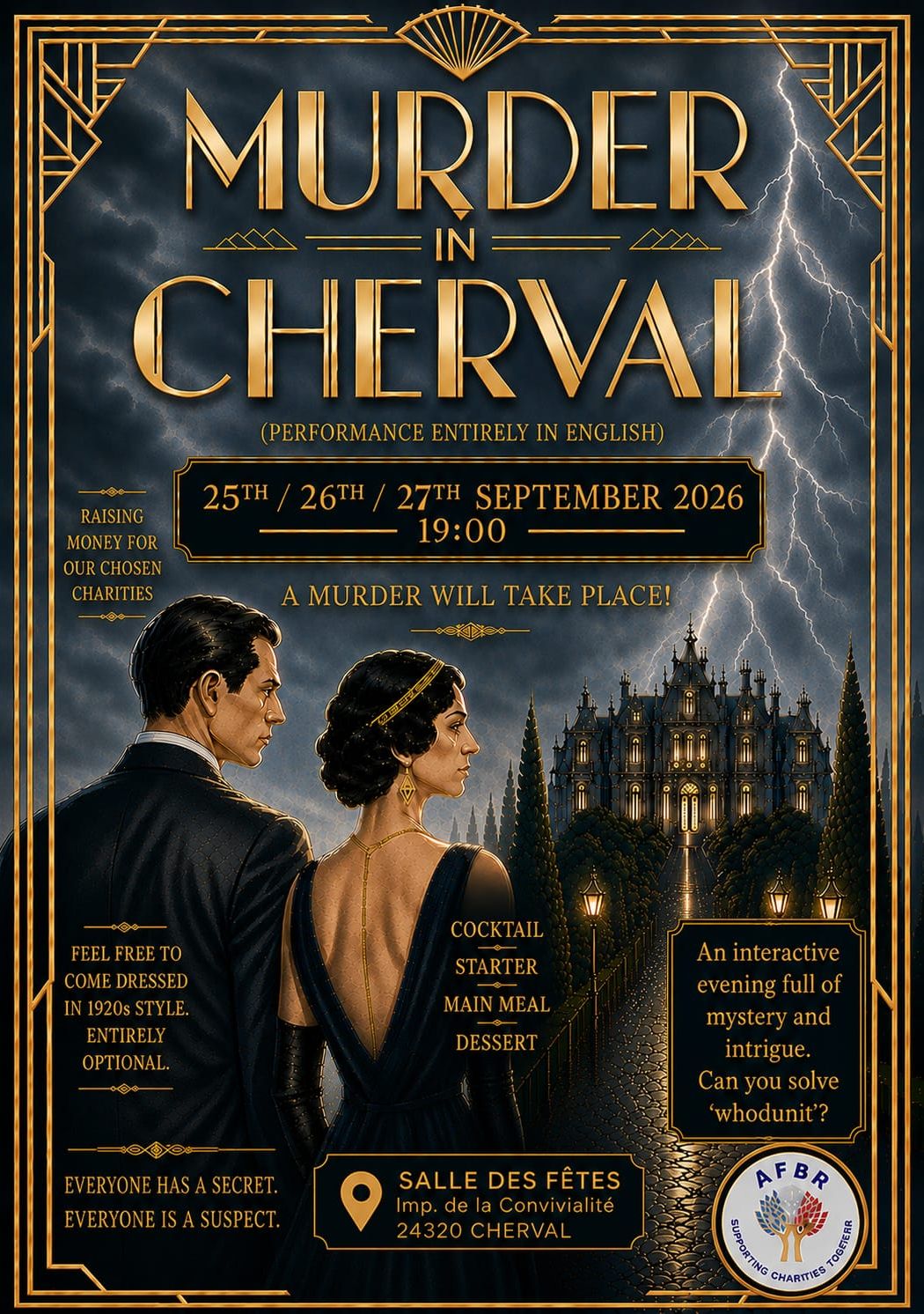 AFBR Murder in Cherval: Sunday 27th September 2026