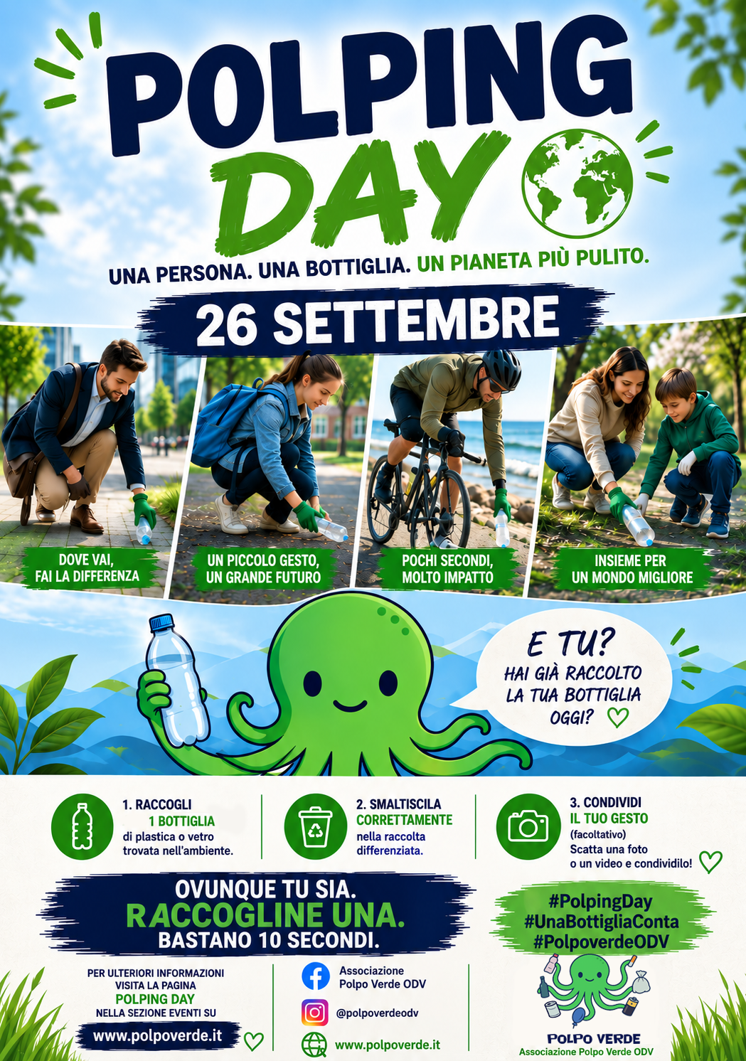 SABATO 26 SETTEMBRE:  POLPING DAY, OVUNQUE TU SIA.